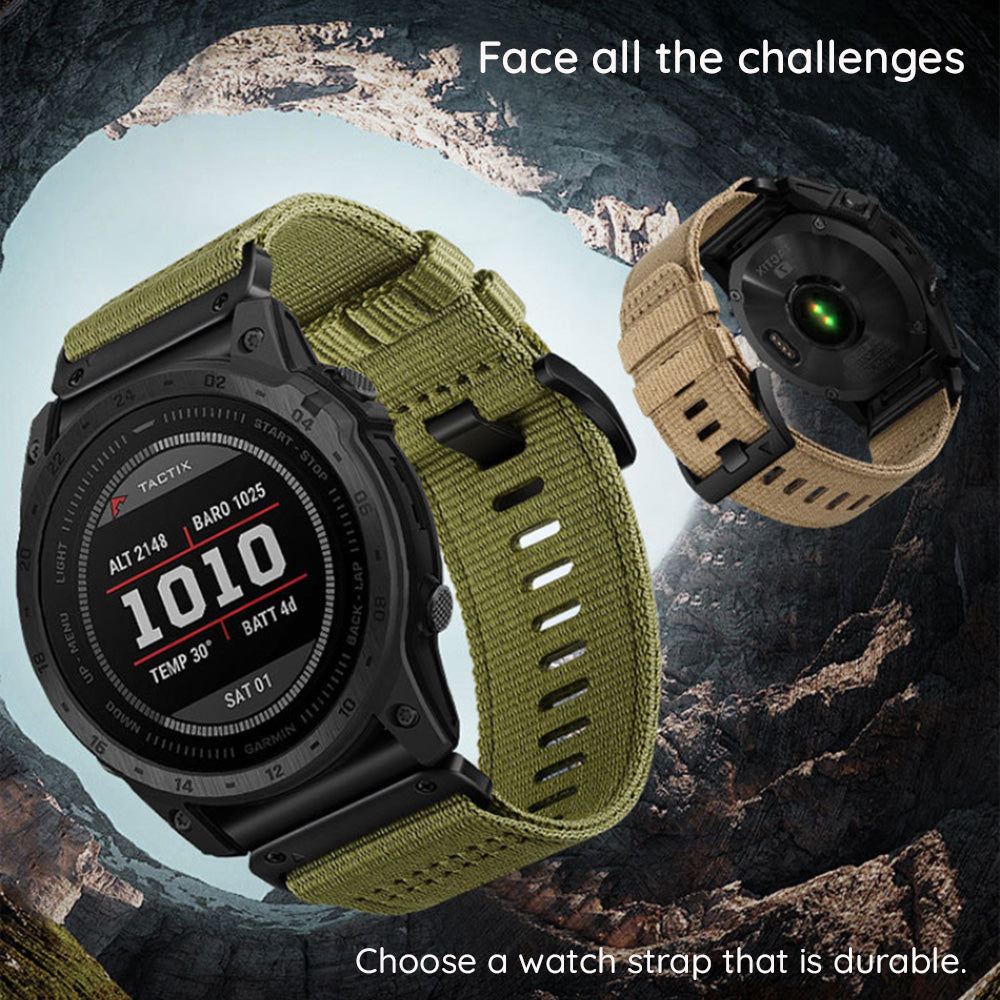 Techsuit W070 reim for Garmin Instinct / Approach / Fenix Watch Series, 20mm, Oransje