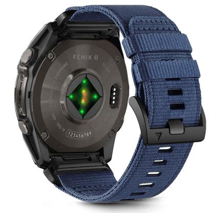 Techsuit W070 reim for Garmin Watch Fenix / Forerunner / Approach Series, 22mm, Marineblå