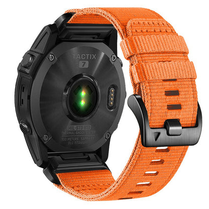 Techsuit W070 reim for Garmin Watch Fenix / Forerunner / Approach Series, 22mm, Oransje