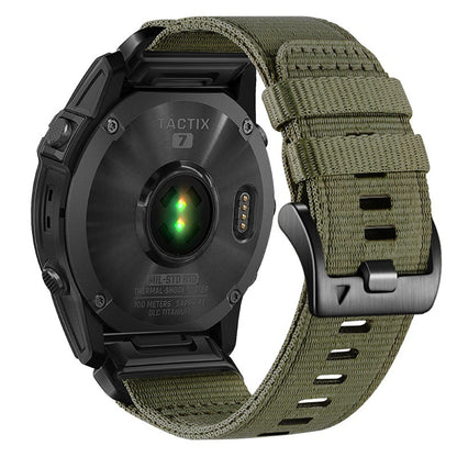Techsuit W070 reim for Garmin Watch Fenix Series, 26mm, Mørkegrønn