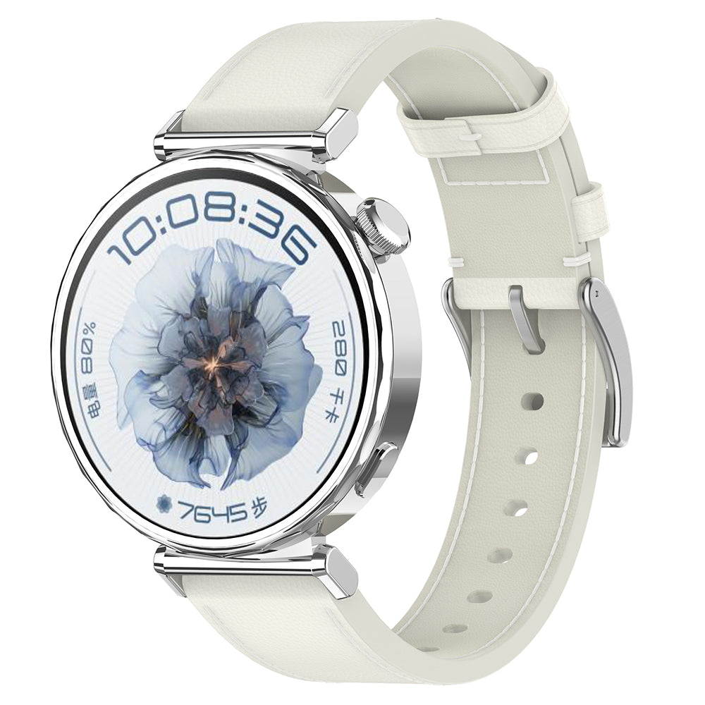 Techsuit W073 reim for Huawei Watch / Garmin Watch Series, 18mm, Hvit