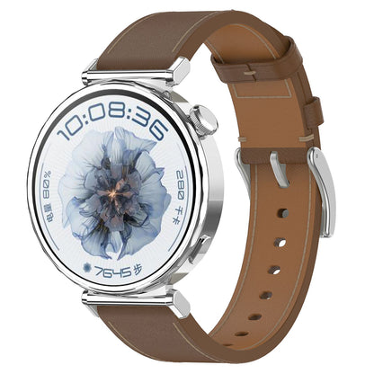 Techsuit W073 reim for Huawei Watch / Garmin Watch Series, 18mm, Brun