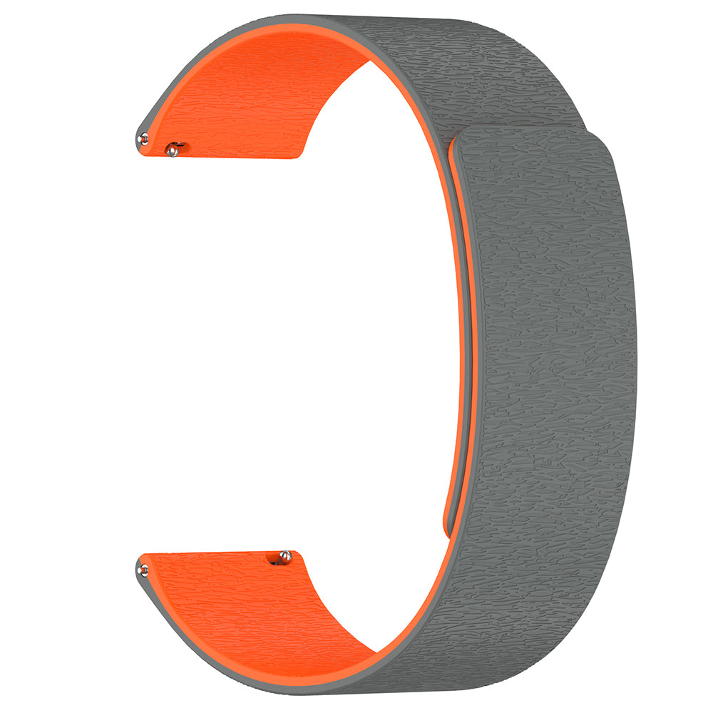Techsuit W074 reim for Samsung Galaxy Watch Series, 20mm, Grå Oransje