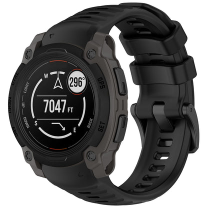Techsuit W076 reim for Garmin Instinct E 45mm, Svart