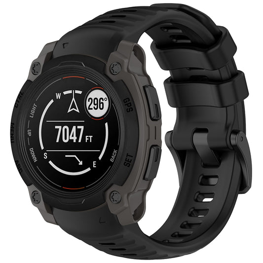 Techsuit W076 reim for Garmin Instinct E 45mm, Svart