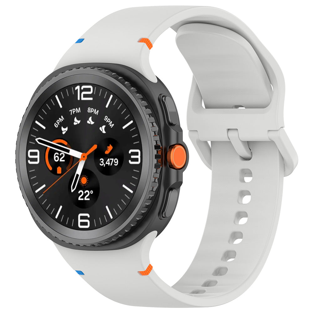 Techsuit W079 reim for Samsung Galaxy Watch 8 Classic / Watch8 44mm / Watch 8 40mm, Grå