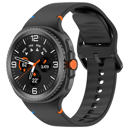 Techsuit W079 reim for Samsung Galaxy Watch 8 Classic / Watch8 44mm / Watch 8 40mm, Svart