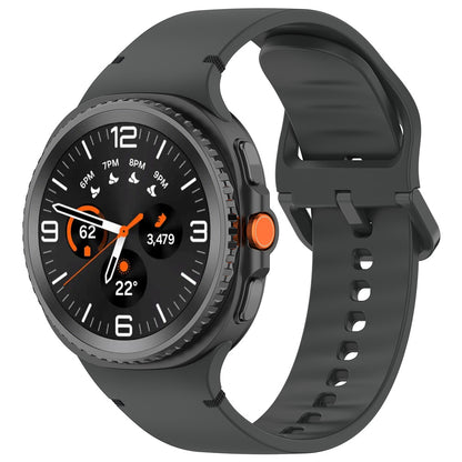 Techsuit W079 reim for Samsung Galaxy Watch 8 Classic / Watch8 44mm / Watch 8 40mm, Svart Grafitt