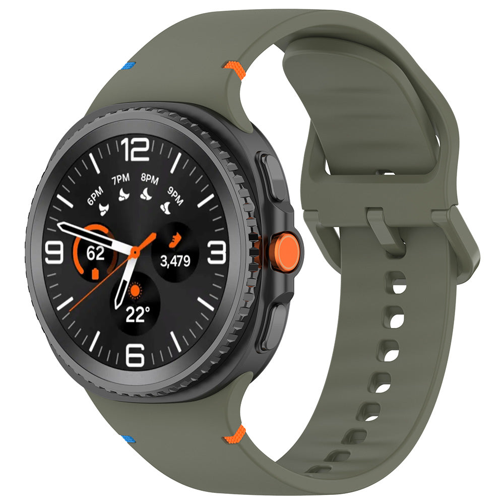 Techsuit W079 reim for Samsung Galaxy Watch 8 Classic / Watch8 44mm / Watch 8 40mm, Grønn