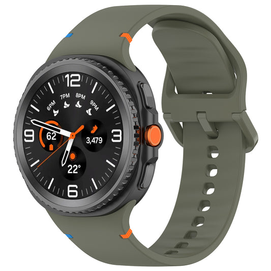 Techsuit W079 reim for Samsung Galaxy Watch 8 Classic / Watch8 44mm / Watch 8 40mm, Grønn