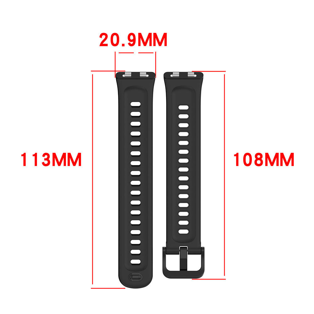 Techsuit W082 reim for Huawei Band 11 / 11 Pro, Svart