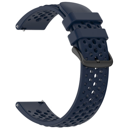 Techsuit W083 reim for Amazfit Watch / Samsung Watch Series, 22mm, Marineblå