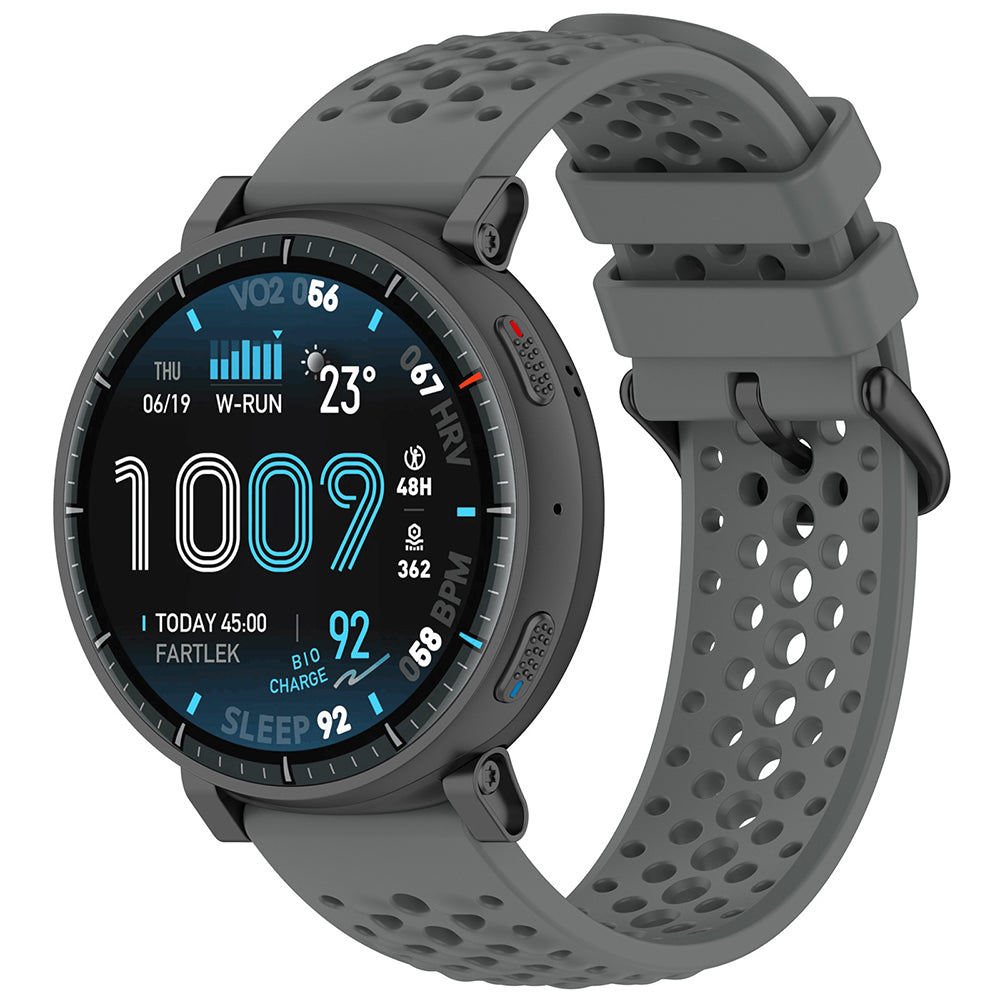 Techsuit W083 reim for Amazfit Watch / Samsung Watch Series, 22mm, Grå