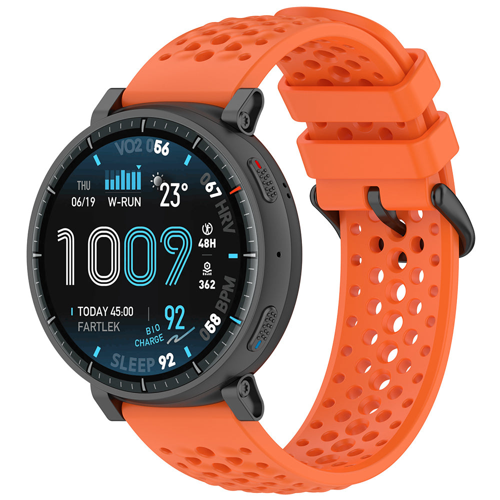 Techsuit W083 reim for Amazfit Watch / Samsung Watch Series, 22mm, Oransje