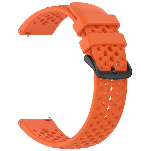 Techsuit W083 reim for Amazfit Watch / Samsung Watch Series, 22mm, Oransje