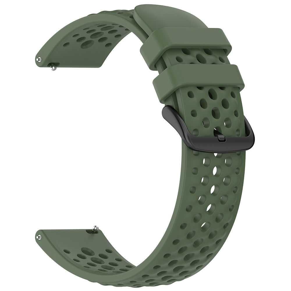 Techsuit W083 reim for Amazfit Watch / Samsung Watch Series, 22mm, Grønn