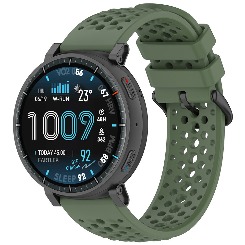 Techsuit W083 reim for Amazfit Watch / Samsung Watch Series, 22mm, Grønn