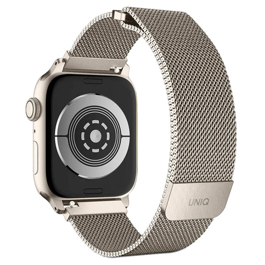 UNIQ Dante rem for Apple Watch 42mm / 41mm / 40mm / 38-serien, gullfarget