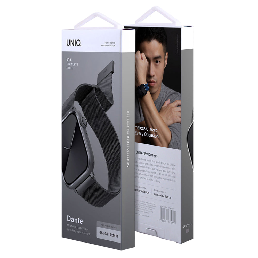 UNIQ Dante rem for Apple Watch 42mm / 41mm / 40mm / 38-serien, gullfarget