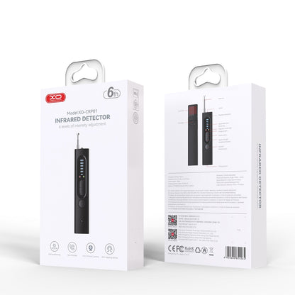 IR-detektor for GSM-enheter / skjulte mikrofoner / GPS-sporingsenheter XO Design CRP01, Svart