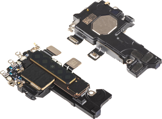 Apple iPhone 16 høyttaler, med tape