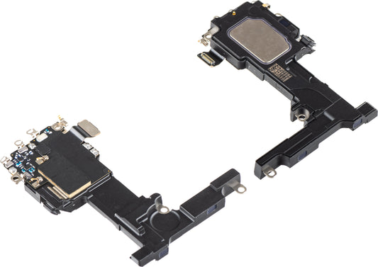 Apple iPhone 16 Plus høyttaler, med tape