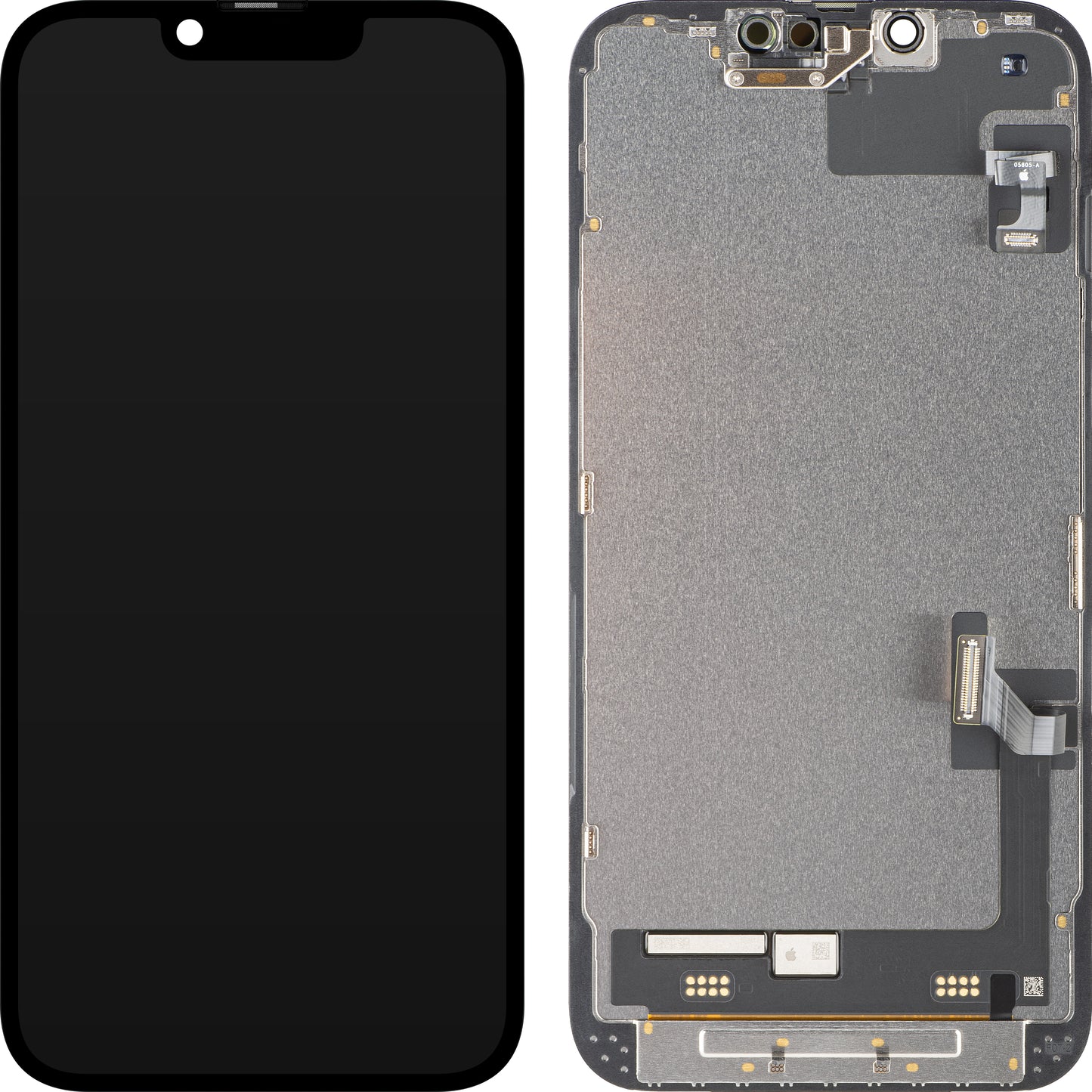 Apple iPhone 17e berøringsskjerm med ramme, svart, Service Pack 661-60211