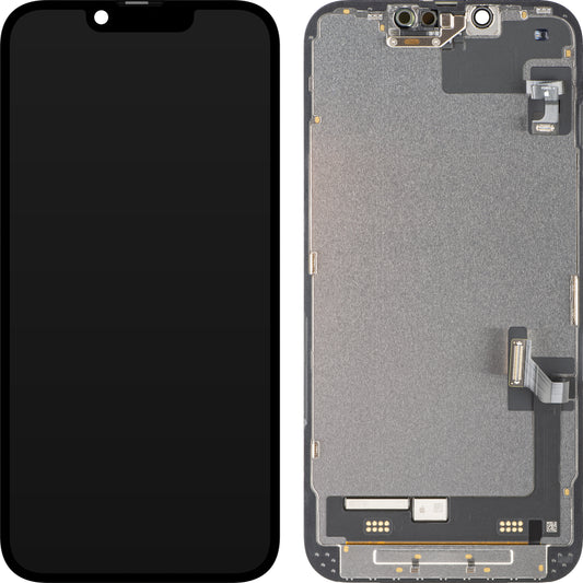 Apple iPhone 17e berøringsskjerm med ramme, svart, Service Pack 661-60211