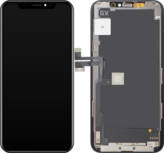 GX berøringsskjerm for Apple iPhone 11 Pro, med ramme, OLED IC Movable Version, svart