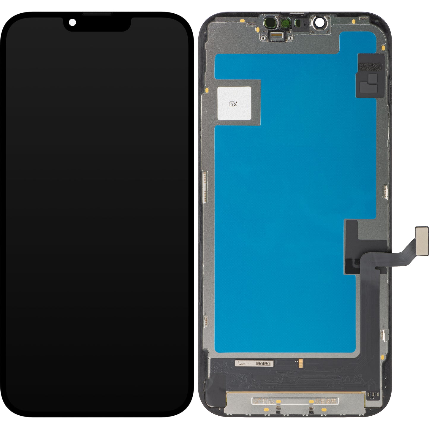 Display med GX Touchscreen for Apple iPhone 13 Pro Max, med ramme, OLED IC Movable-versjon, Svart