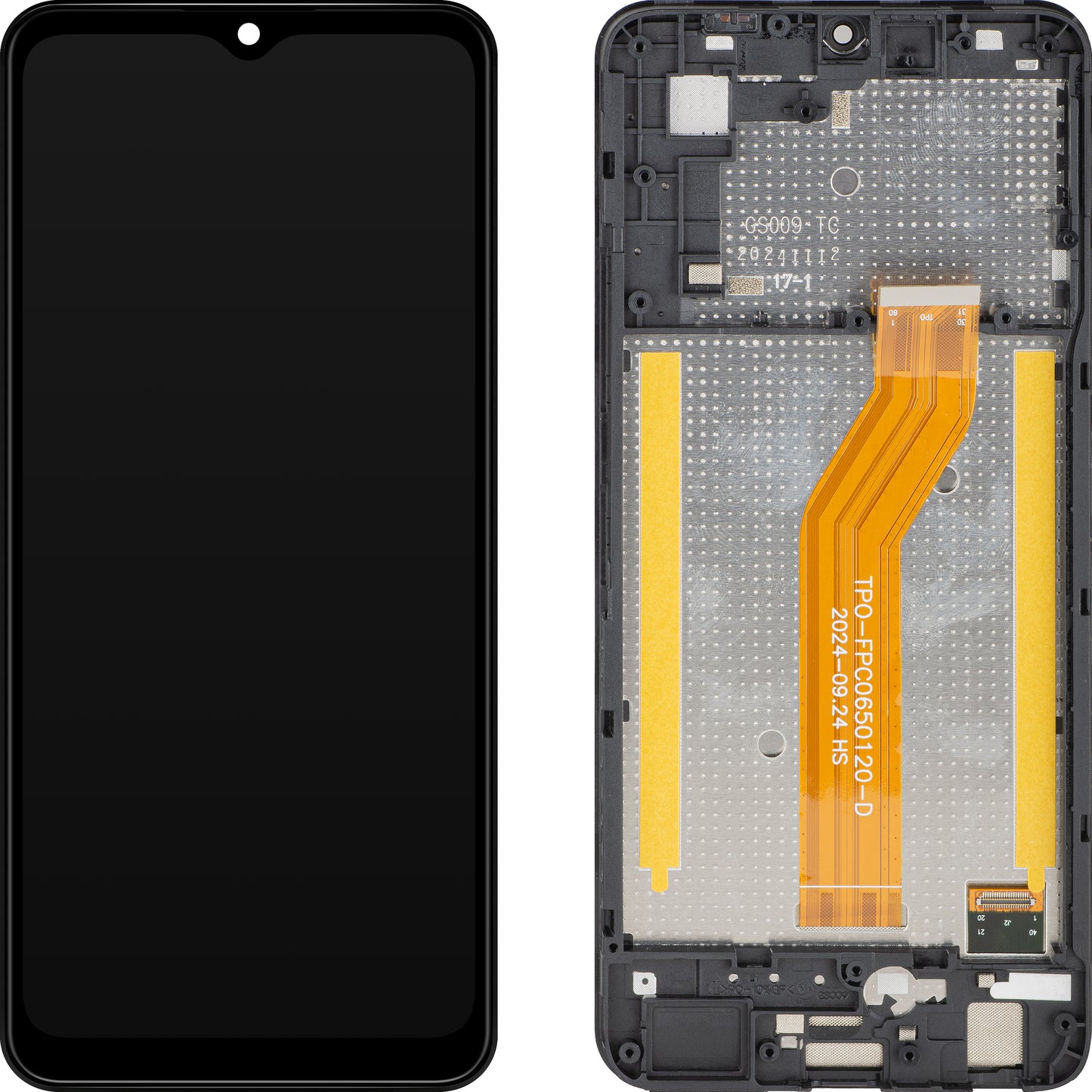 Display med Touchscreen HMD Key, med Ramme, Svart, Service Pack HGS009FQA2SK1