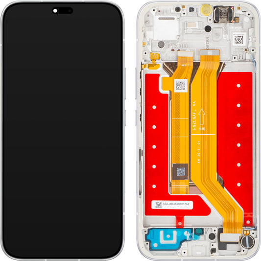 Touchskjermdisplay Honor 600e / 600 Lite, med ramme, grå (Velvet Grey), Service Pack 0235ASUM
