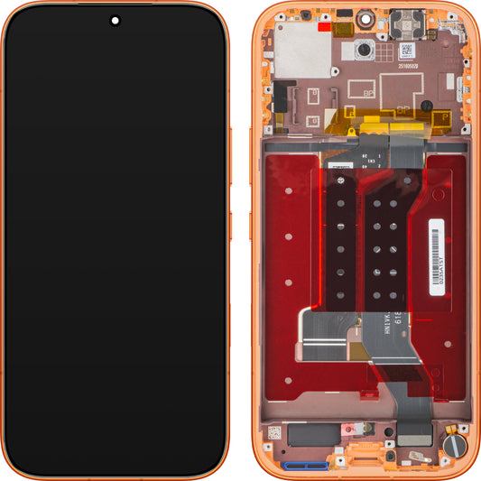 Honor 600 berøringsskjerm med ramme, oransje, servicepakke 0235ATST