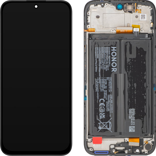 Honor 600 Smart berøringsskjermdisplay med ramme og batteri, svart (Velvet Black), Service Pack 0235AUEV