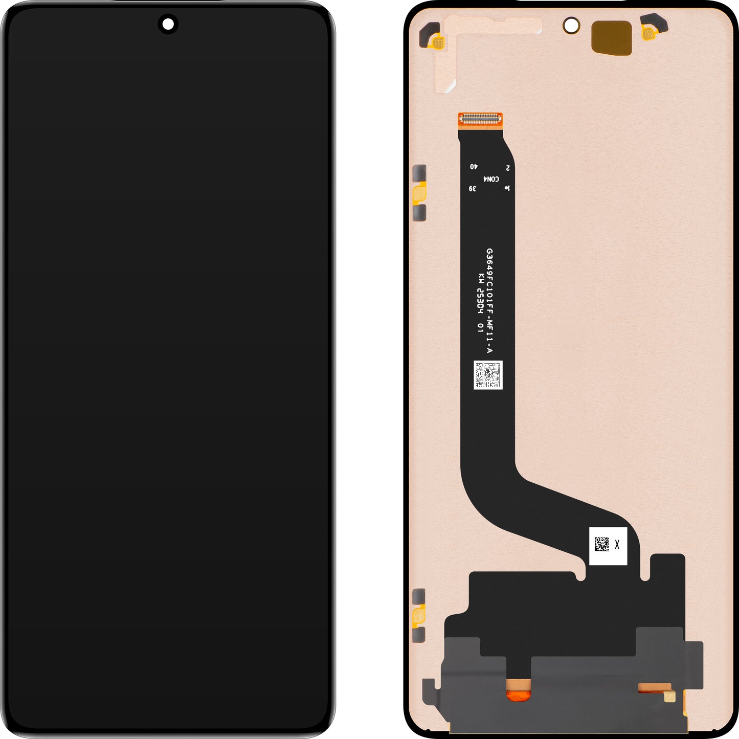 Display med Touchscreen Huawei Mate X7, Sub Outer, Service Pack 02357HPV