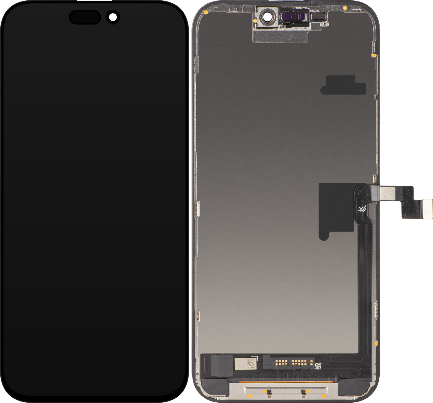 Display med JK Touchscreen for Apple iPhone 16 Pro Max, med ramme, LCD In-Cell IC Movable versjon, Svart