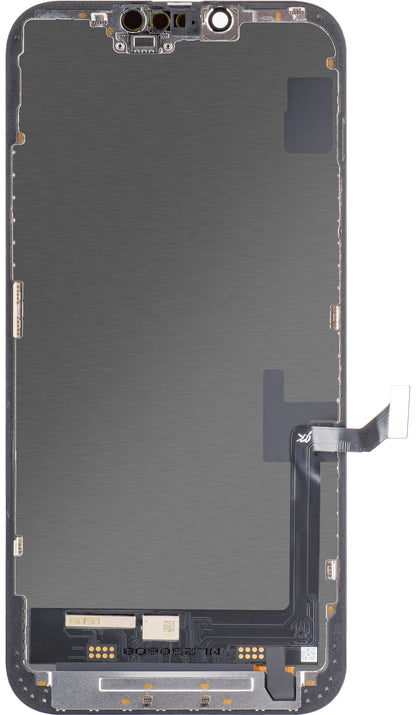 JK berøringsskjerm for Apple iPhone 14 Plus, med ramme, In-Cell LCD-versjon, svart 