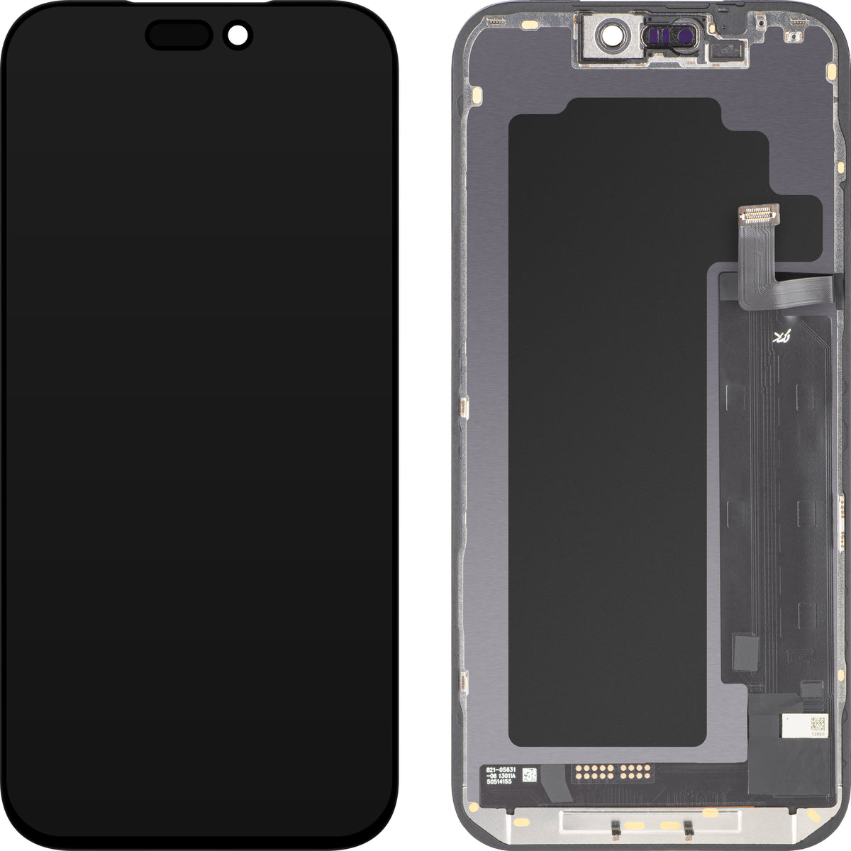 JK berøringsskjermdisplay for Apple iPhone 17 Pro Max, med ramme, LCD In-Cell IC flyttbar versjon, svart