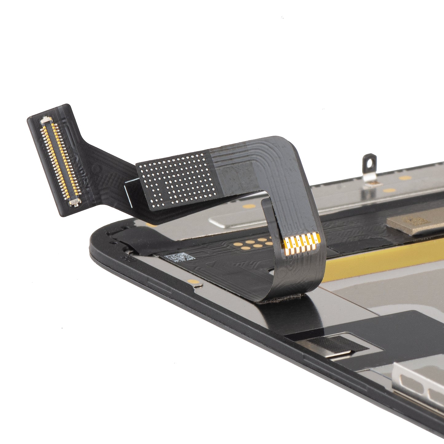 JK berøringsskjerm for Apple iPhone 14, med ramme, OLED-versjon, svart 