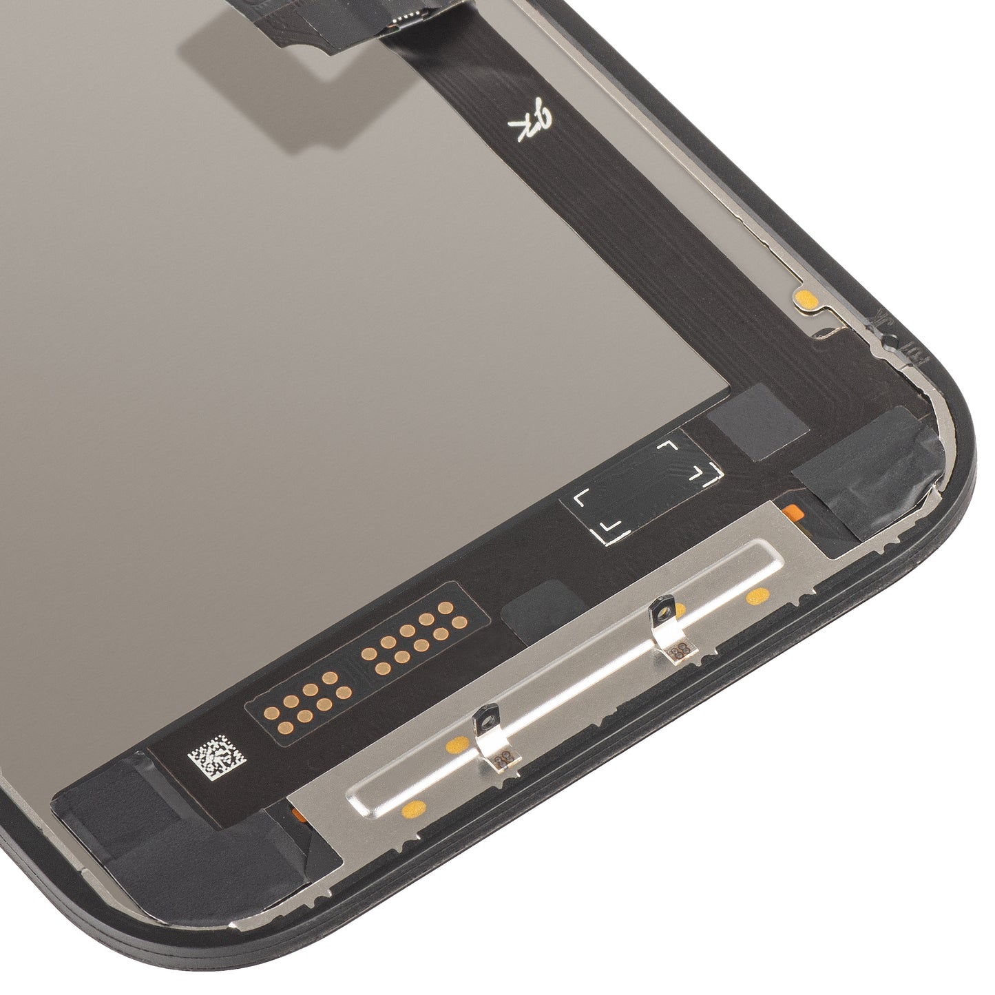 JK berøringsskjermdisplay for Apple iPhone 17, med ramme, LCD In-Cell IC flyttbar versjon, svart