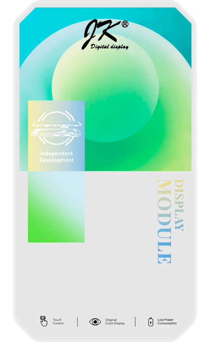 JK berøringsskjerm for Apple iPhone 13 Pro Max, med ramme, In-Cell LCD-versjon, svart 