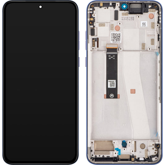 Berøringsskjerm Motorola Edge 30 Neo, med ramme, lilla (veldig peri), Service Pack 5D68C21405