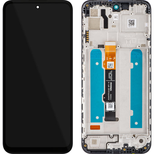 Display med Touchscreen Motorola Moto G41, med Ramme, Svart, Swap 5D68C19764