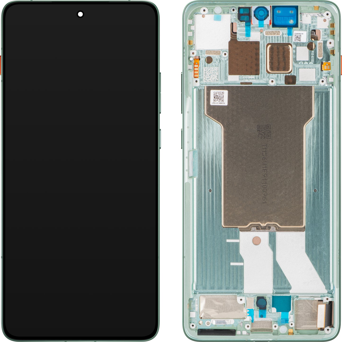 Display med Touchscreen Motorola Edge 70, med Ramme, Grønn (Lily Pad), Service Pack 5D68C31542