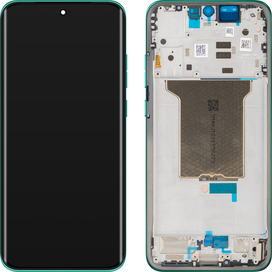 Motorola Edge 70 Fusion+ / Edge 70 Fusion berøringsskjerm med ramme, grønn (Pantone Sporting Green), servicepakke 5D68C32065