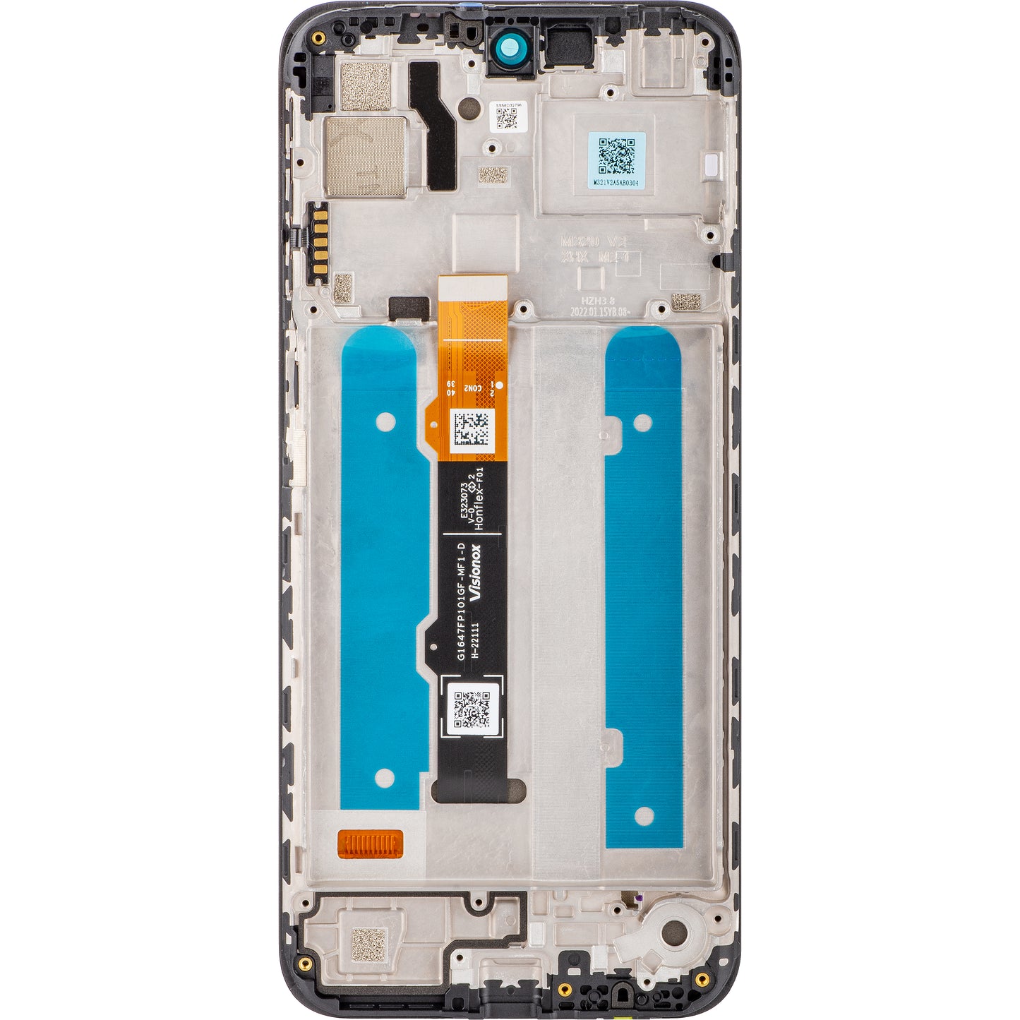 Motorola Moto G31 (XT2173-3) berøringsskjerm med ramme, svart, Swap 5D68C19989