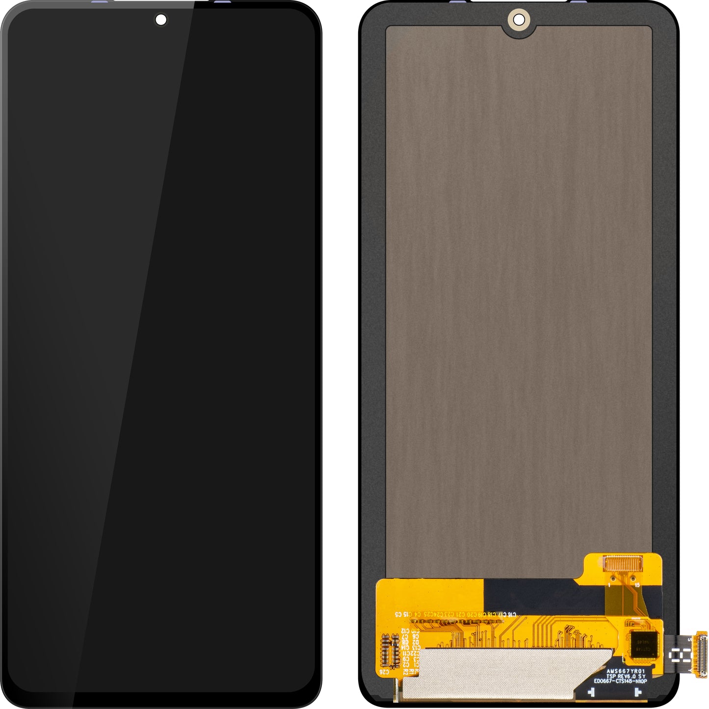 Display med MP Touchscreen kompatibel med Xiaomi Poco X4 Pro 5G / Redmi Note 10 Pro / Note 10 Pro Max / Note 11 Pro / Note 11 Pro 5G / Note 12 Pro 4G, OLED-versjon