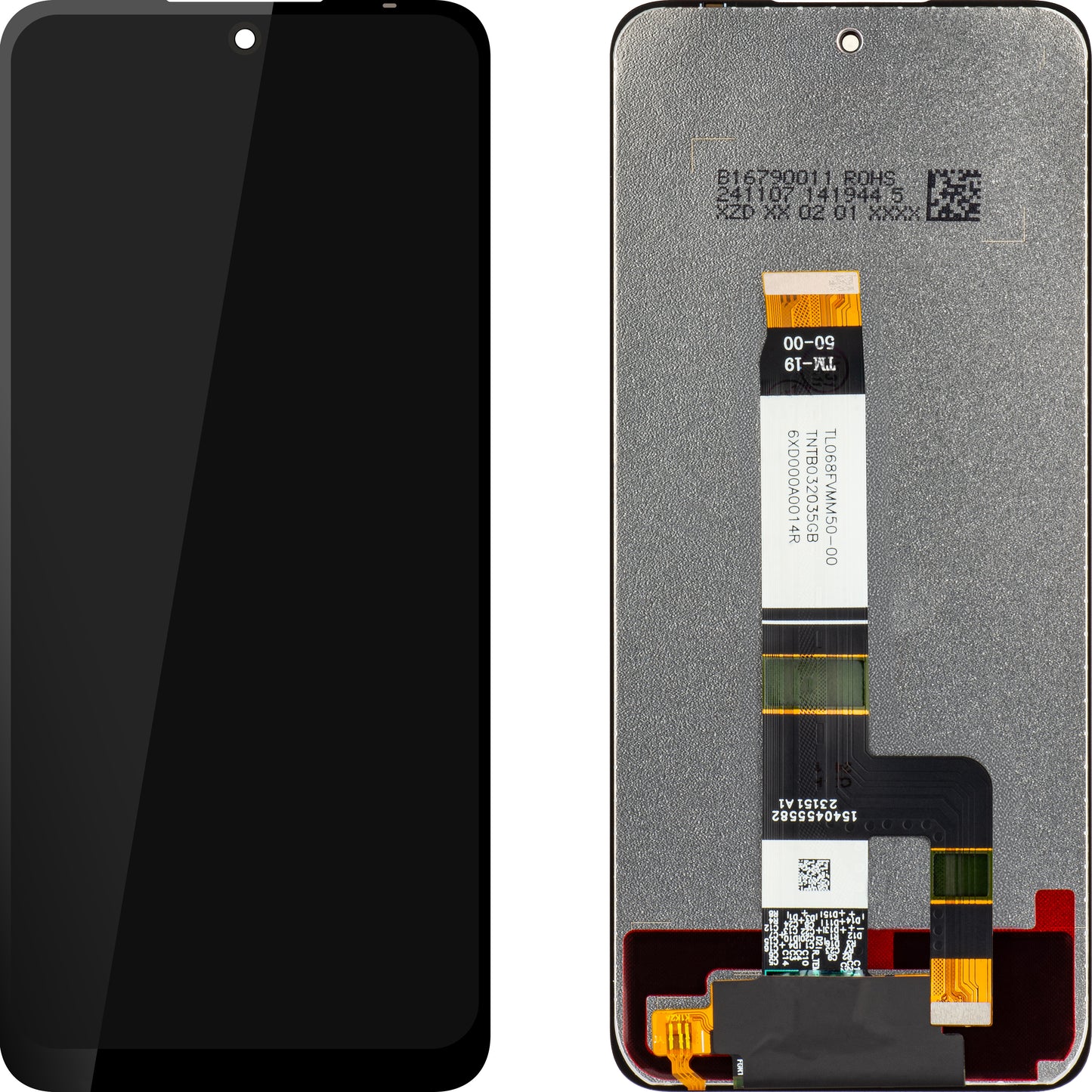 MP berøringsskjerm kompatibel med Xiaomi Poco M6 Pro 5G / Redmi 12 / 12 5G / 13 / 13 5G / Note 12R