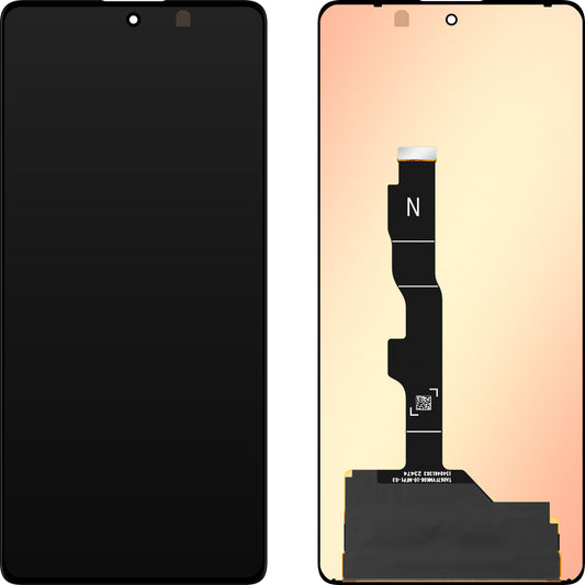 MP berøringsskjerm kompatibel med Xiaomi Poco F5 / Redmi Note 12 Turbo / Note 13 5G, OLED-versjon