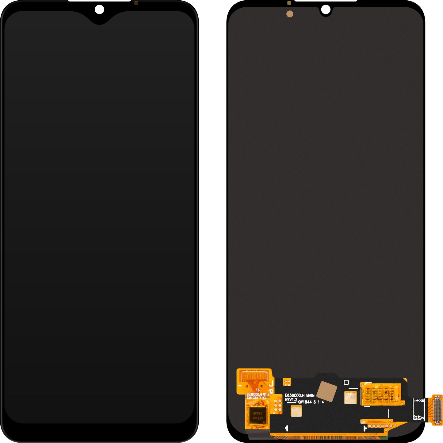 Display med MP Touchscreen kompatibel med Oppo Find X2 Lite / Reno3 5G, OLED-versjon